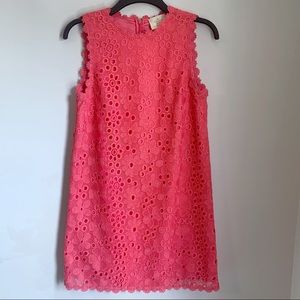 Kate Spade Shore Thing Lace Shift Dress - Coral